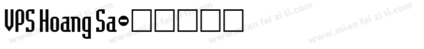 VPS Hoang Sa字体转换